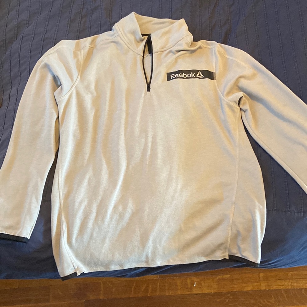 Grey quarter zip